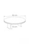 Hanah Home Mesa para reposabrazos Blanca